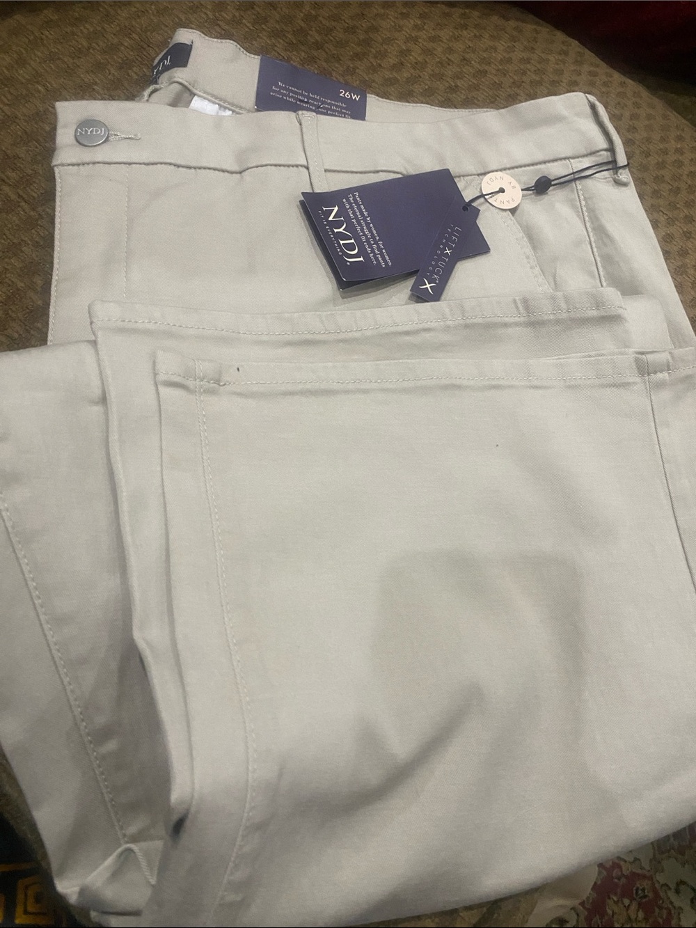 NYDJ Women's Piper Trouser feather pants